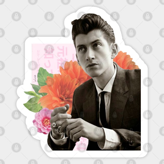 Alex Turner collage Sticker by luliga